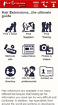 Mobile Screenshot of hairextensionguide.com
